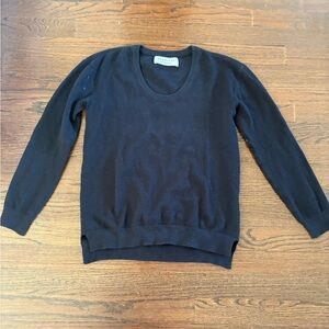 Everlane Charcoal Knit Top